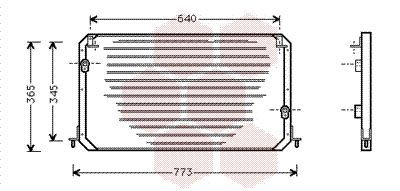 Kondensatorius, oro kondicionierius VAN WEZEL 53005224