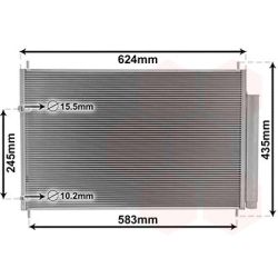 Kondensatorius, oro kondicionierius VAN WEZEL 53005405