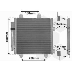 Kondensatorius, oro kondicionierius VAN WEZEL 53005414