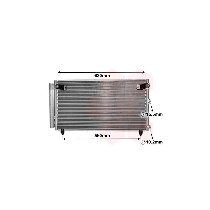 Kondensatorius, oro kondicionierius VAN WEZEL 53005558