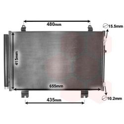 Kondensatorius, oro kondicionierius VAN WEZEL 53005646