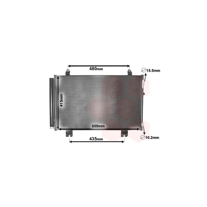 Kondensatorius, oro kondicionierius VAN WEZEL 53005646