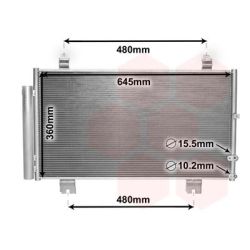 Kondensatorius, oro kondicionierius VAN WEZEL 53005653