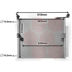 Kondensatorius, oro kondicionierius VAN WEZEL 53005677