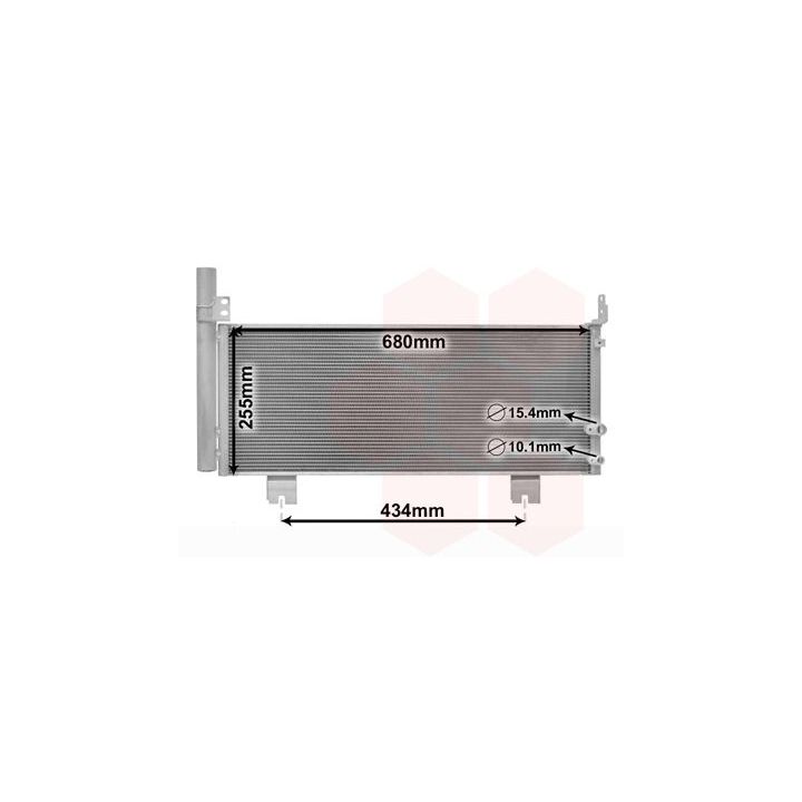 Kondensatorius, oro kondicionierius VAN WEZEL 56015701