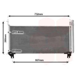 Kondensatorius, oro kondicionierius VAN WEZEL 56015703