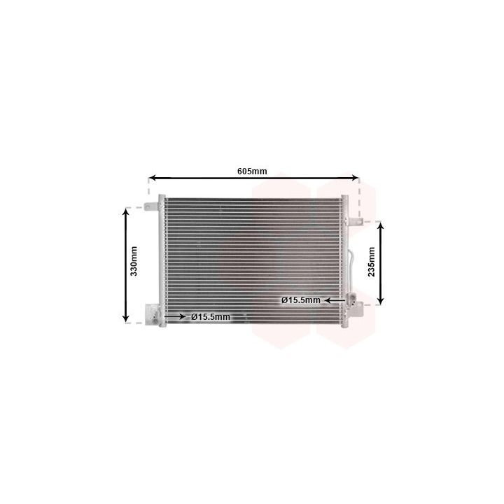 Kondensatorius, oro kondicionierius VAN WEZEL 73005071