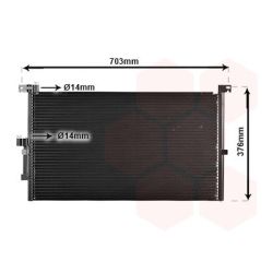 Kondensatorius, oro kondicionierius VAN WEZEL 77005032