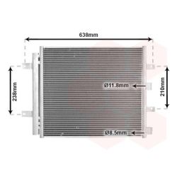 Kondensatorius, oro kondicionierius VAN WEZEL 77005051