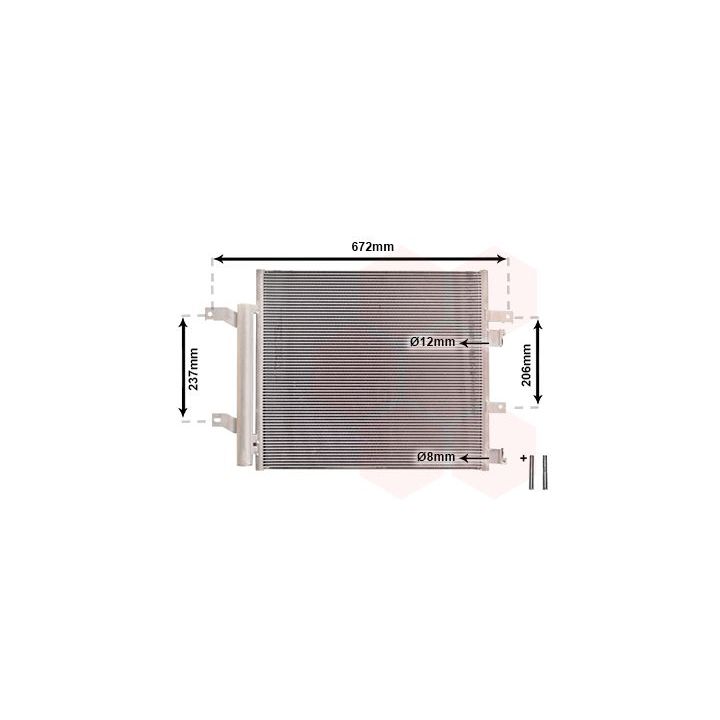 Kondensatorius, oro kondicionierius VAN WEZEL 77005056