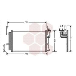 Kondensatorius, oro kondicionierius VAN WEZEL 82005084