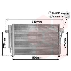 Kondensatorius, oro kondicionierius VAN WEZEL 82005087
