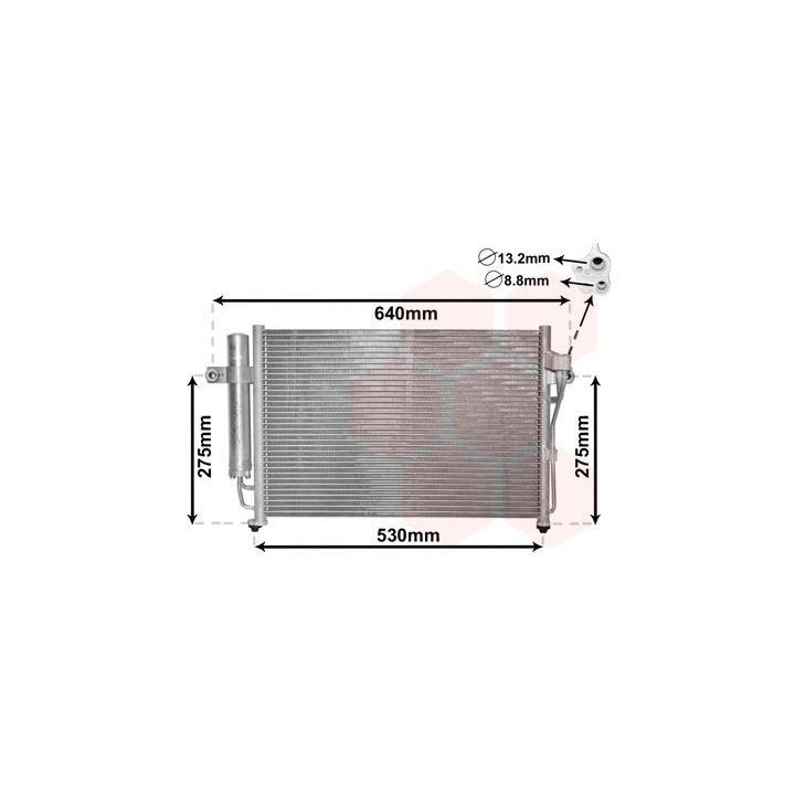 Kondensatorius, oro kondicionierius VAN WEZEL 82005087