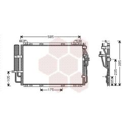 Kondensatorius, oro kondicionierius VAN WEZEL 82005091