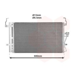 Kondensatorius, oro kondicionierius VAN WEZEL 82005092