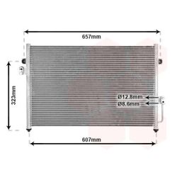 Kondensatorius, oro kondicionierius VAN WEZEL 82005134