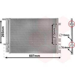 Kondensatorius, oro kondicionierius VAN WEZEL 82005244