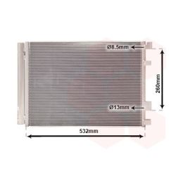 Kondensatorius, oro kondicionierius VAN WEZEL 82005268