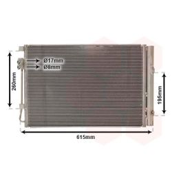 Kondensatorius, oro kondicionierius VAN WEZEL 82005269