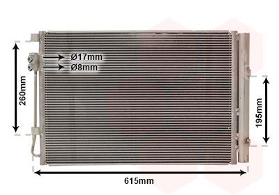 Kondensatorius, oro kondicionierius VAN WEZEL 82005269