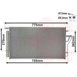 Kondensatorius, oro kondicionierius VAN WEZEL 82005279
