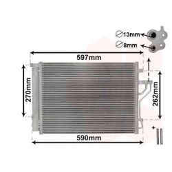 Kondensatorius, oro kondicionierius VAN WEZEL 82005280