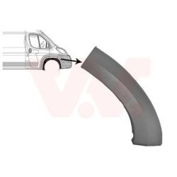 Apdailos/apsauginės juostelė, buferis VAN WEZEL 1651522