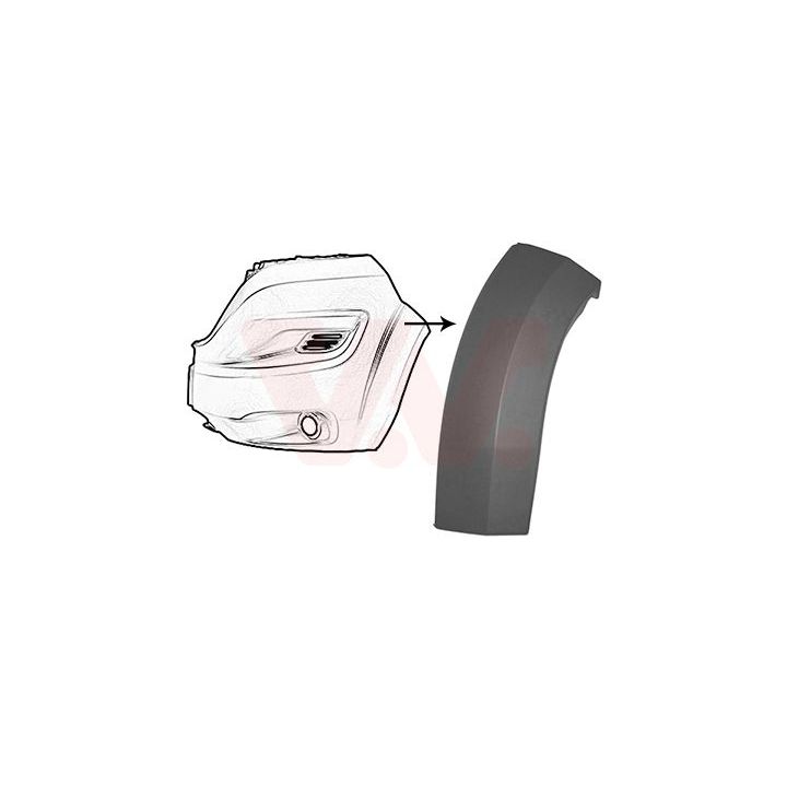 Apdailos/apsauginės juostelė, buferis VAN WEZEL 1652521