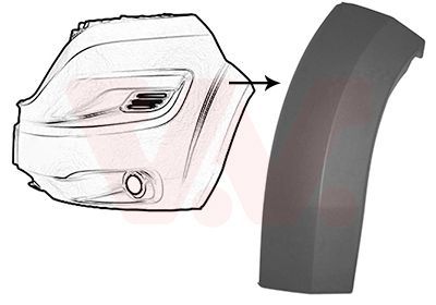Apdailos/apsauginės juostelė, buferis VAN WEZEL 1652521