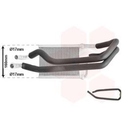 šilumokaitis, salono šildymas VAN WEZEL 02016701