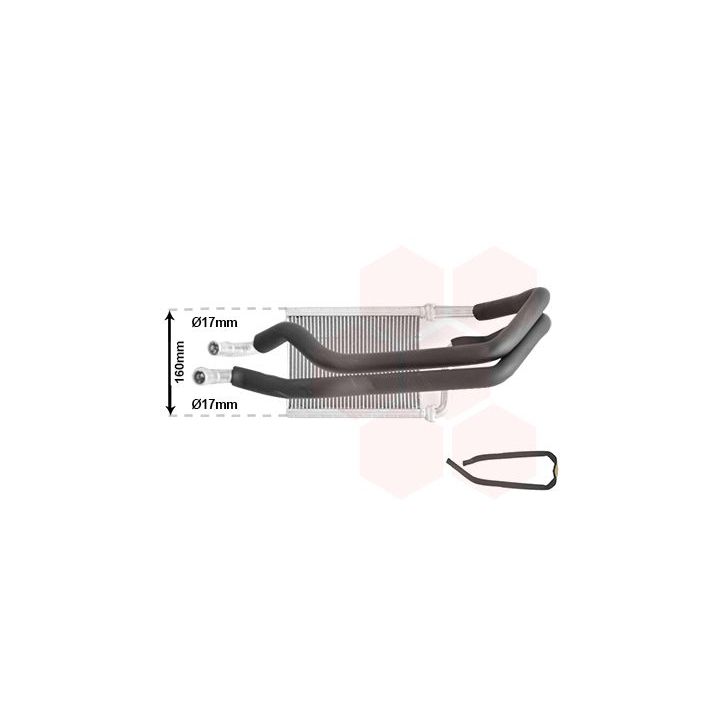 šilumokaitis, salono šildymas VAN WEZEL 02016701