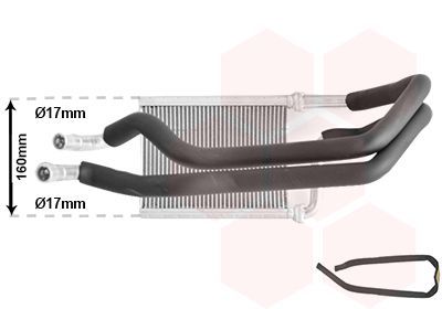 šilumokaitis, salono šildymas VAN WEZEL 02016701