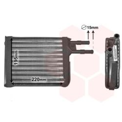 šilumokaitis, salono šildymas VAN WEZEL 09006128