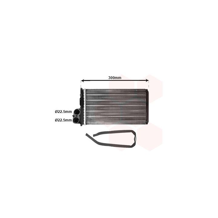 šilumokaitis, salono šildymas VAN WEZEL 13006473