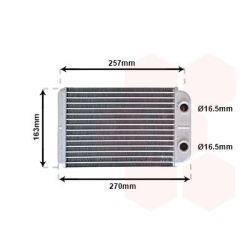 šilumokaitis, salono šildymas VAN WEZEL 17006254