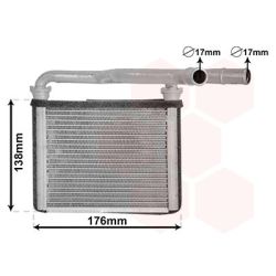 šilumokaitis, salono šildymas VAN WEZEL 27006278