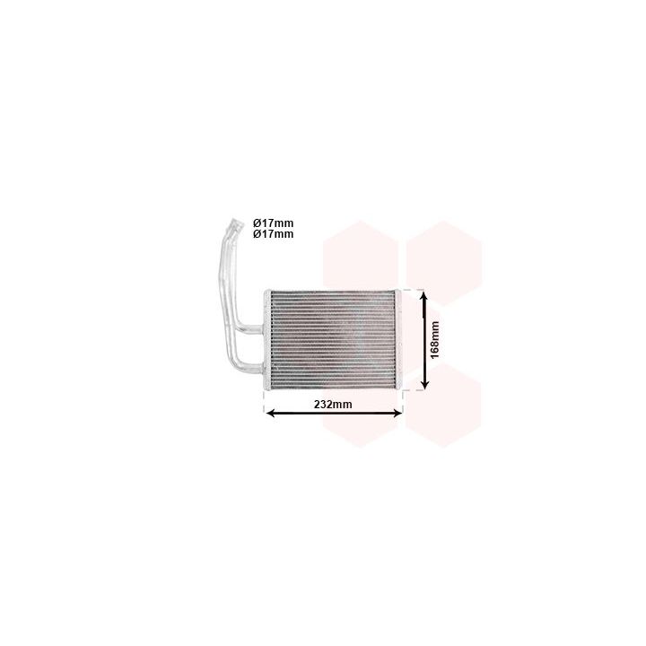 šilumokaitis, salono šildymas VAN WEZEL 27006299