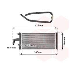 šilumokaitis, salono šildymas VAN WEZEL 28006019