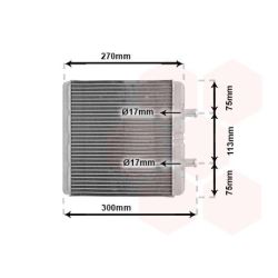 šilumokaitis, salono šildymas VAN WEZEL 28006048