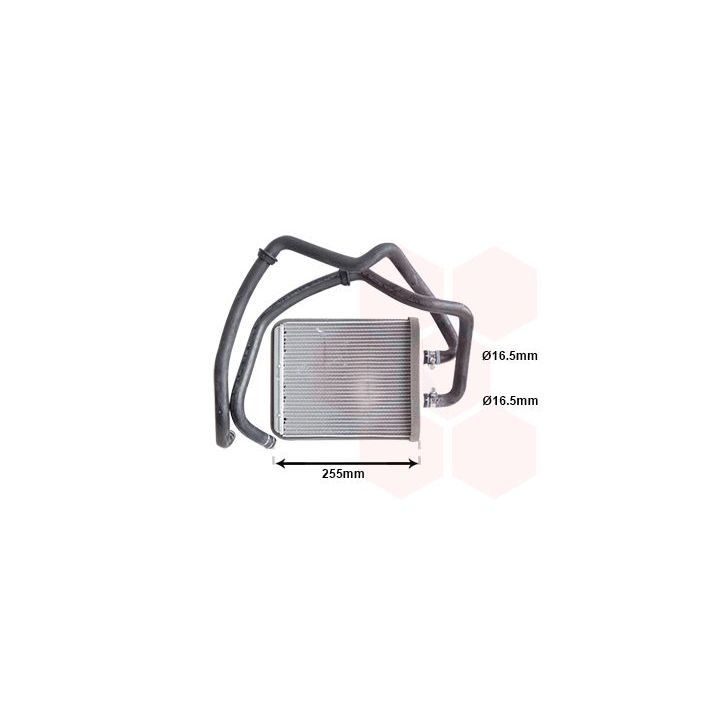 šilumokaitis, salono šildymas VAN WEZEL 28006104