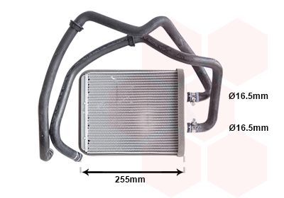 šilumokaitis, salono šildymas VAN WEZEL 28006104