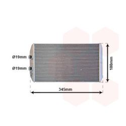 šilumokaitis, salono šildymas VAN WEZEL 28016701