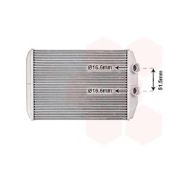 šilumokaitis, salono šildymas VAN WEZEL 30016702