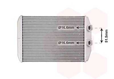 šilumokaitis, salono šildymas VAN WEZEL 30016702