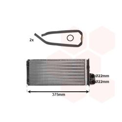 šilumokaitis, salono šildymas VAN WEZEL 43006226