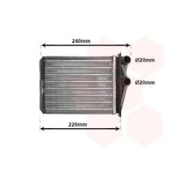 šilumokaitis, salono šildymas VAN WEZEL 43006380