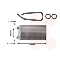 šilumokaitis, salono šildymas VAN WEZEL 43006439
