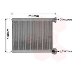 šilumokaitis, salono šildymas VAN WEZEL 43006629