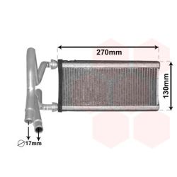 šilumokaitis, salono šildymas VAN WEZEL 53006706