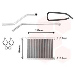 šilumokaitis, salono šildymas VAN WEZEL 53006782